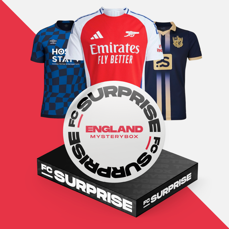 Mysteryboxen met gegarandeerd een voetbalshirt uit de Premier League, Championship, League One en League 2
