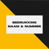 Bedrukking naam & rugnummer